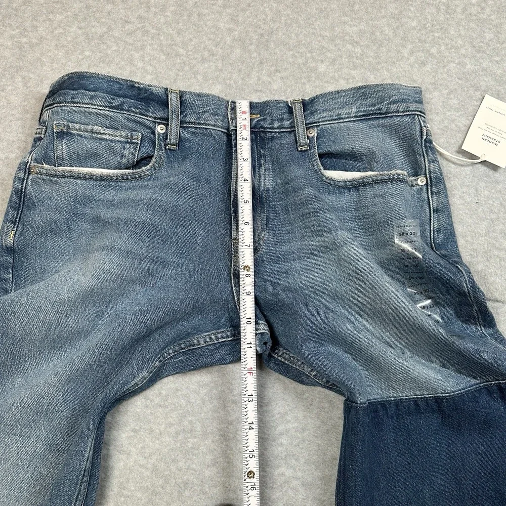 Free Assembly Modern Straight Jeans Men's 38x30(29) Mid Wash Stretch‎ NWT